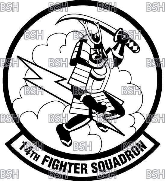 14th Fighter Squadron (misawa AB) Patch Vector Image Files (.ai