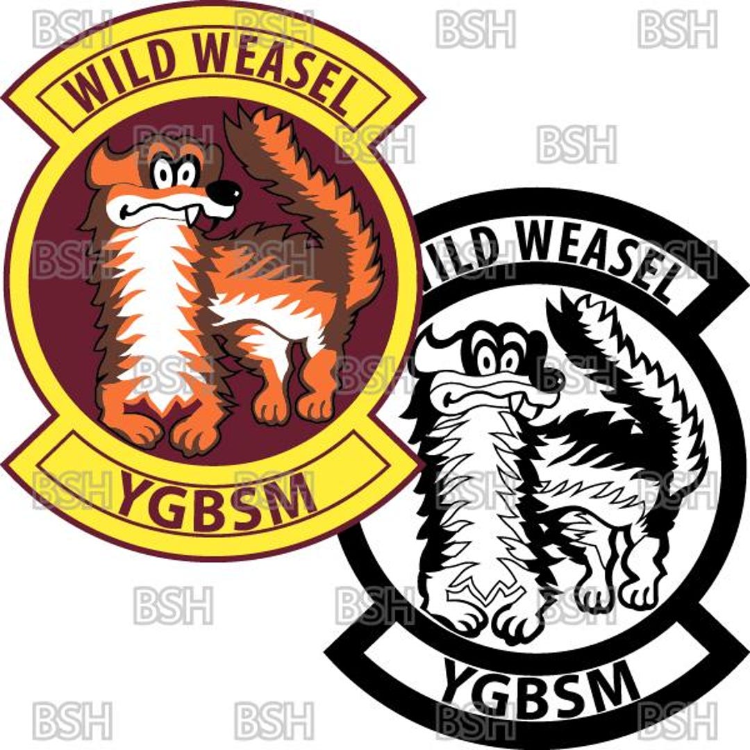 Wild Weasel YGBSM Patch Vector Image Files (.ai, .pdf, & .svg