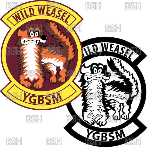 Wild Weasel YGBSM Patch Vector Image Files (.ai, .pdf, & .svg