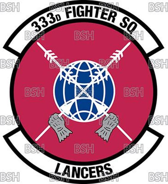 333rd Fighter Squadron (seymour-johnson AFB) Patch Vector