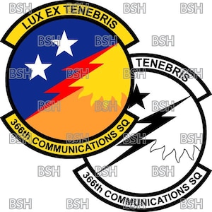 366th Communications Squadron (Mountain Home AFB) patch vectorafbeeldingsbestanden (.ai-, .pdf- en .svg-indelingen) plus rasters (.png en .jpg)