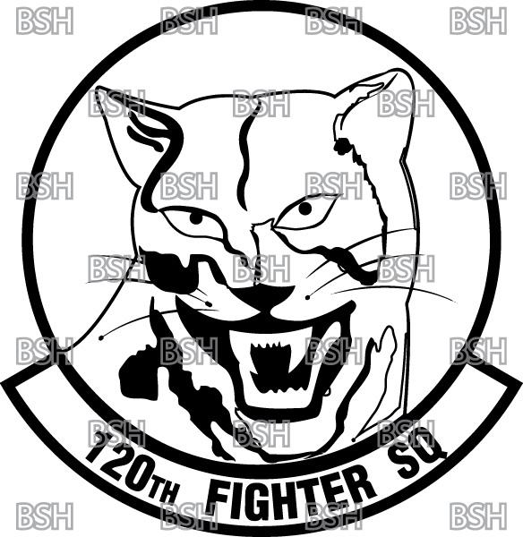 120th Fighter Squadron (colorado ANG) Patch Vector Image Files (.ai ...