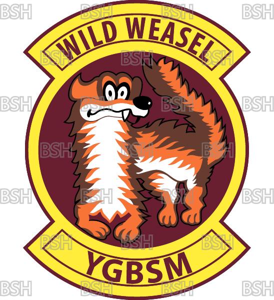 Wild Weasel YGBSM Patch Vector Image Files (.ai, .pdf, & .svg