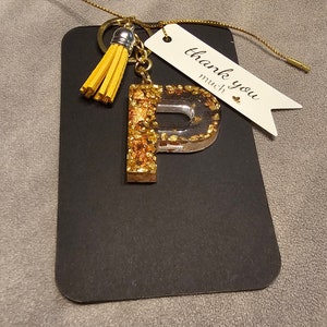 Letter Keychain. - Etsy
