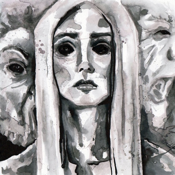 曰く付き】女性の絵