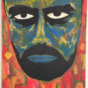 Art, painting, acrylic, figurative abstract