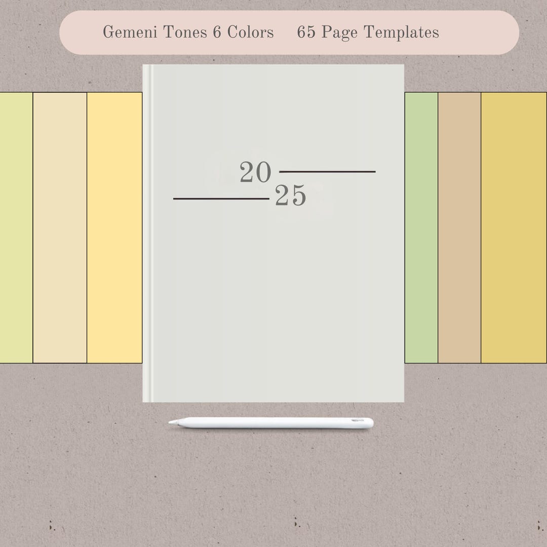 Goodnotes Digital Notebook 66 Notetaking Templates (PDF) Etsy