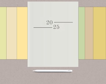 GoodNotes Digital Notebook: 66 Vorlagen für Notizen (PDF)