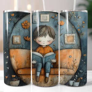 Book Lover Tumbler Wrap: Good Girls Read Bad Books (Digital Download)