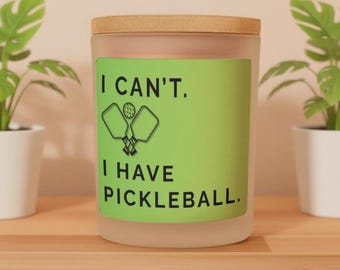 Pickleball Candle | Funny Pickleball Gift | Pickleball Player Decor | Paddle Lover Gift
