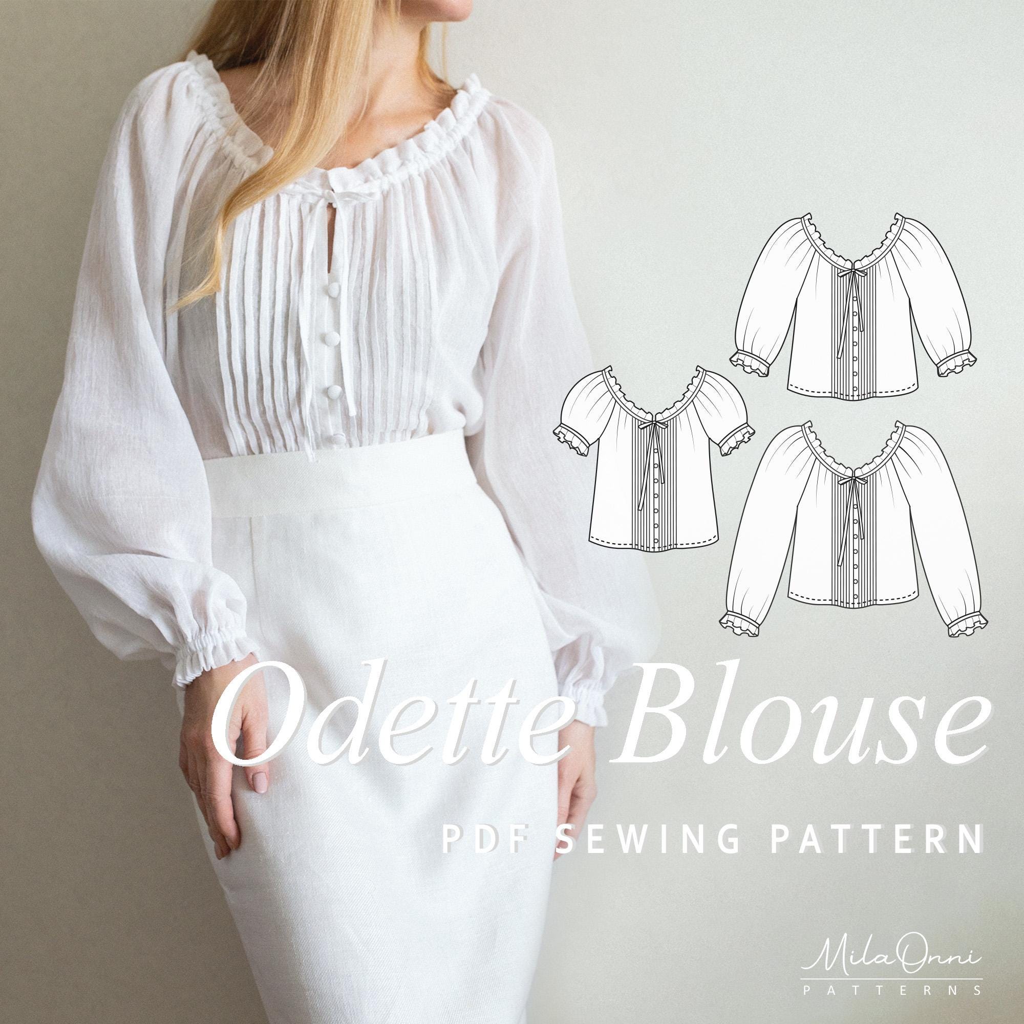 Pintuck Blouse - Etsy