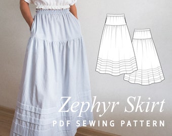 アーツ&サイエンス　Side Tuck Gather Skirt arts&sc Arts & Science Side Tuck Gather Skirt, Brand New Maxi