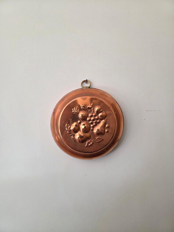 Vintage Swedish Copper Mould - Fruit