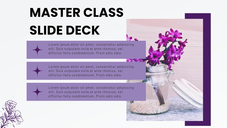 Editable Masterclass Presentation Slides: Canva & Powerpoint (instant ...