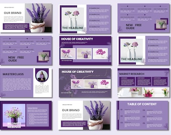 Editable Masterclass Presentation Slides: Canva & PowerPoint (Instant Download)