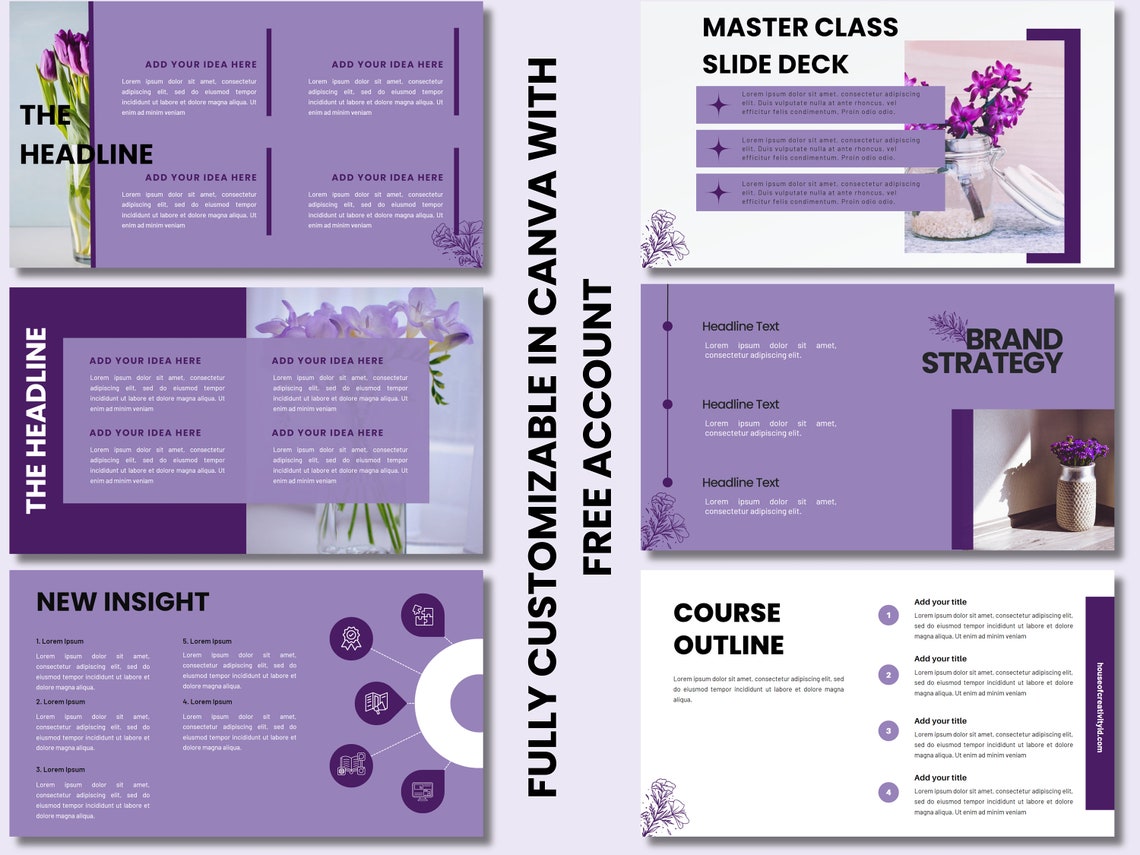 Editable Masterclass Presentation Slides: Canva & Powerpoint (instant ...