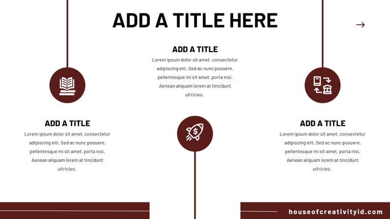 Modern Red Business Powerpoint Template: Canva & PPT Slides - Etsy
