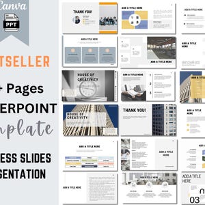 Best Selling PowerPoint Template | All-in-One Presentation Template : Canva & PowerPoint Compatible with Professional Design