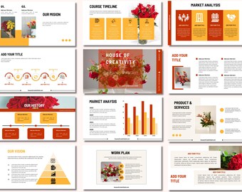 Proposal Slides: Creative PowerPoint & Canva Templates (40 Unique Slides)