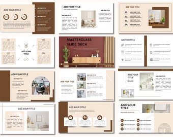 Modèle PowerPoint moderne : infographies modifiables pour Canva et PPT