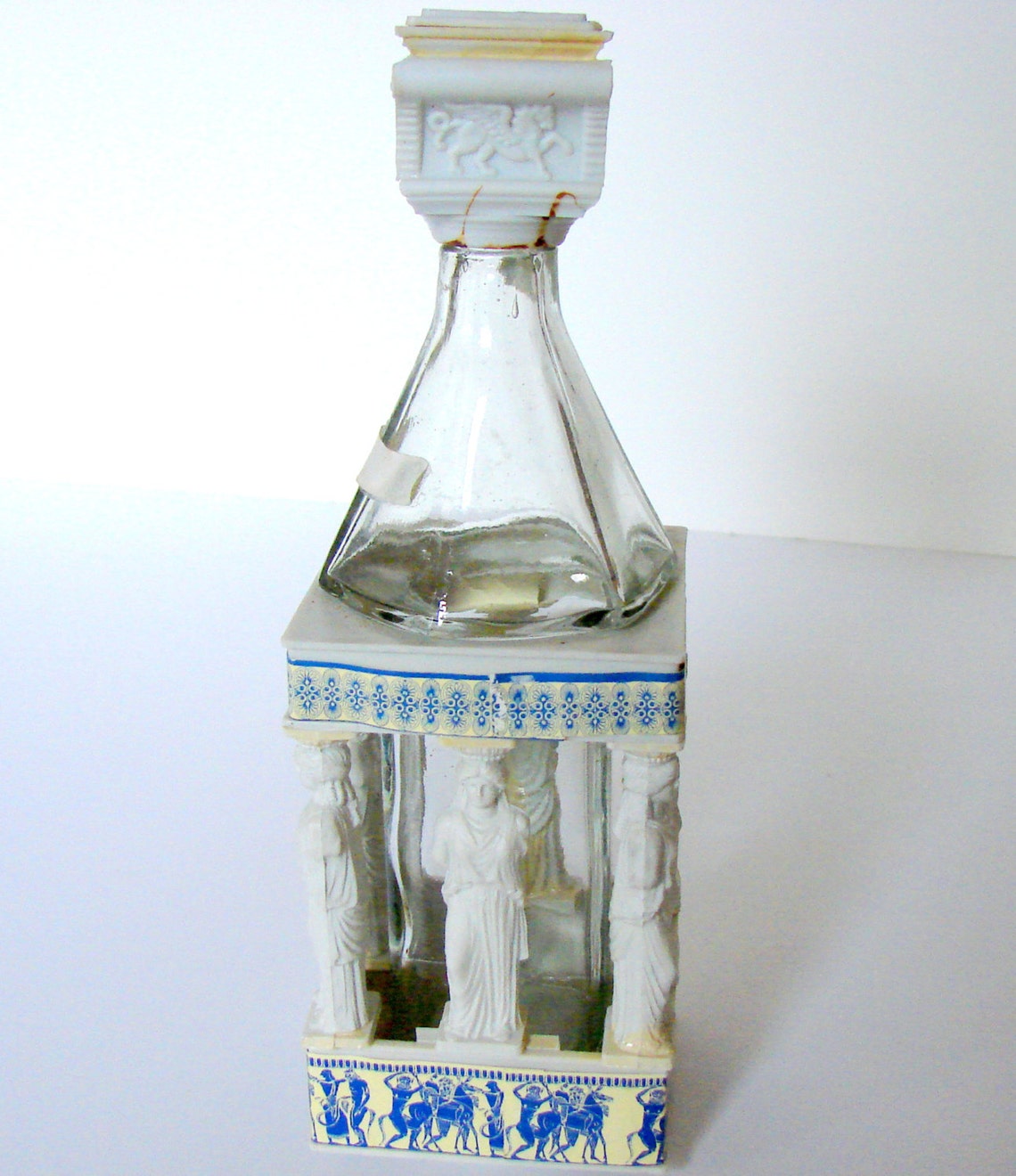 Vintage Ouzo Collectible Decorative Miniature Bottle Etsy