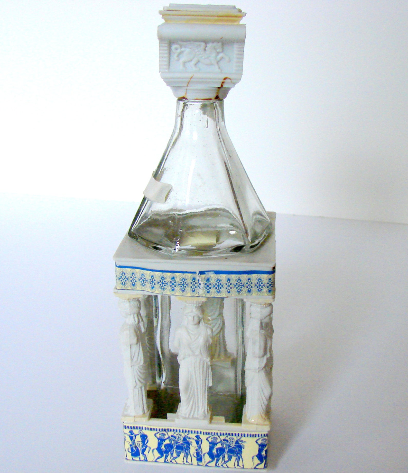 Vintage Ouzo Collectible Decorative Miniature Bottle Etsy