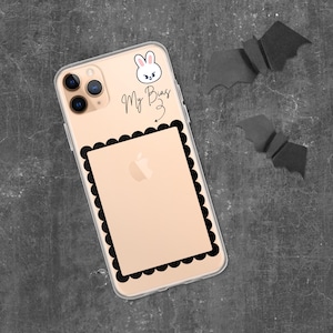 Capa transparente com moldura para iPhone® SKZ LeeKnow "My Bias"