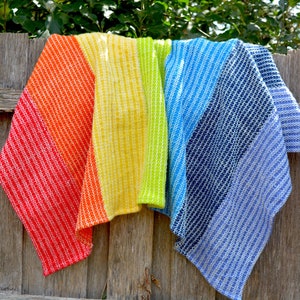 Rigid heddle weaving pattern, Rainbow Lap Blanket, PDF digital download, rigid heddle loom, hand woven blanket