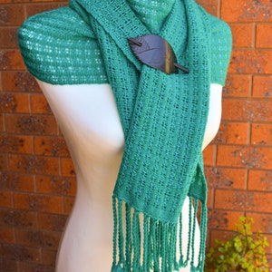 Rigid heddle weaving pattern, The Garden Path Scarf, PDF digital download, scarf pattern image 5