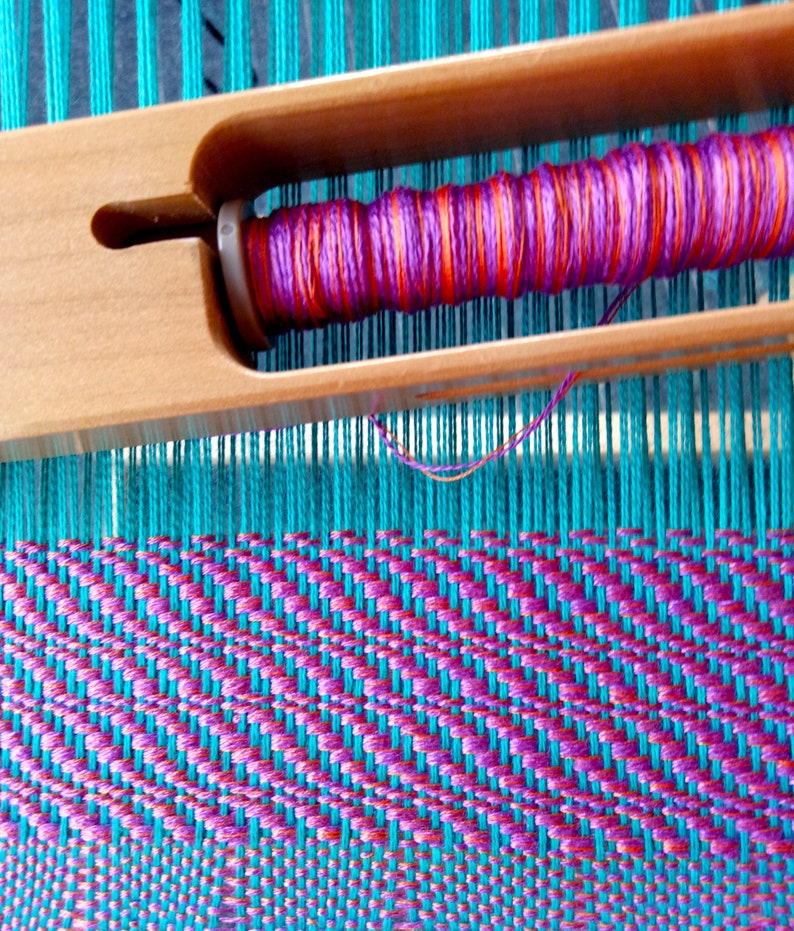 Rigid heddle weaving pattern, The Ripple Scarf, PDF pattern, digital download image 4