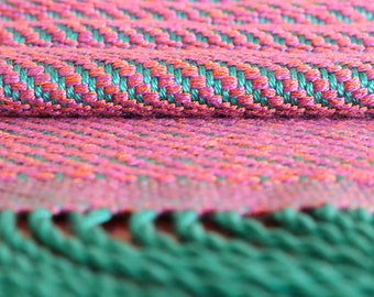 Rigid heddle weaving pattern, The Ripple Scarf, PDF pattern, digital download