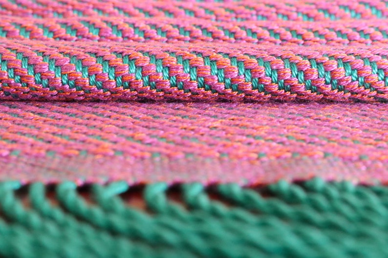 Rigid heddle weaving pattern, The Ripple Scarf, PDF pattern, digital download image 1