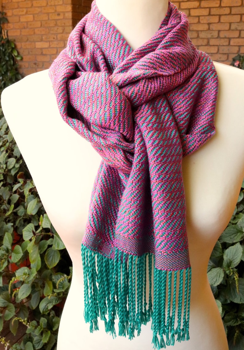 Rigid heddle weaving pattern, The Ripple Scarf, PDF pattern, digital download image 5