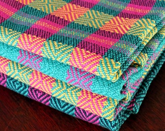 Floor or table loom weaving pattern, Bright & Beautiful Towels, PDF pattern digital download, kitchen towels