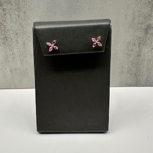 Pink Sapphire Earrings in 14kt Rose Gold - 0.46ctw Natural Sapphires, New