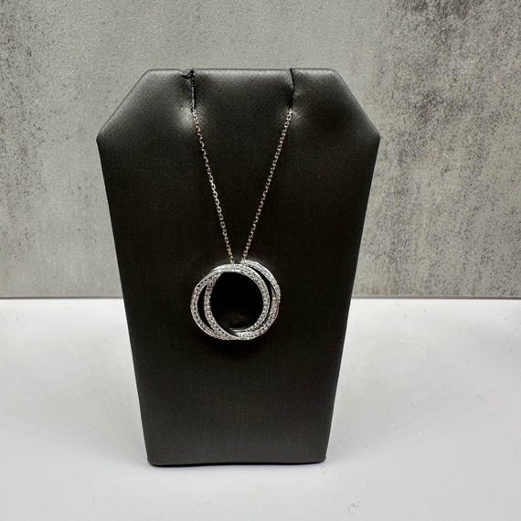 Vera Wang Love Diamond Necklace in 10kt White Gold