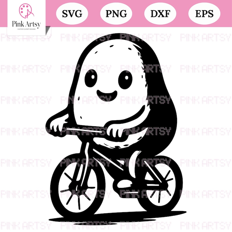 Kawaii Potato Clipart SVG Bundle | Funny Food Graphics (digital ...