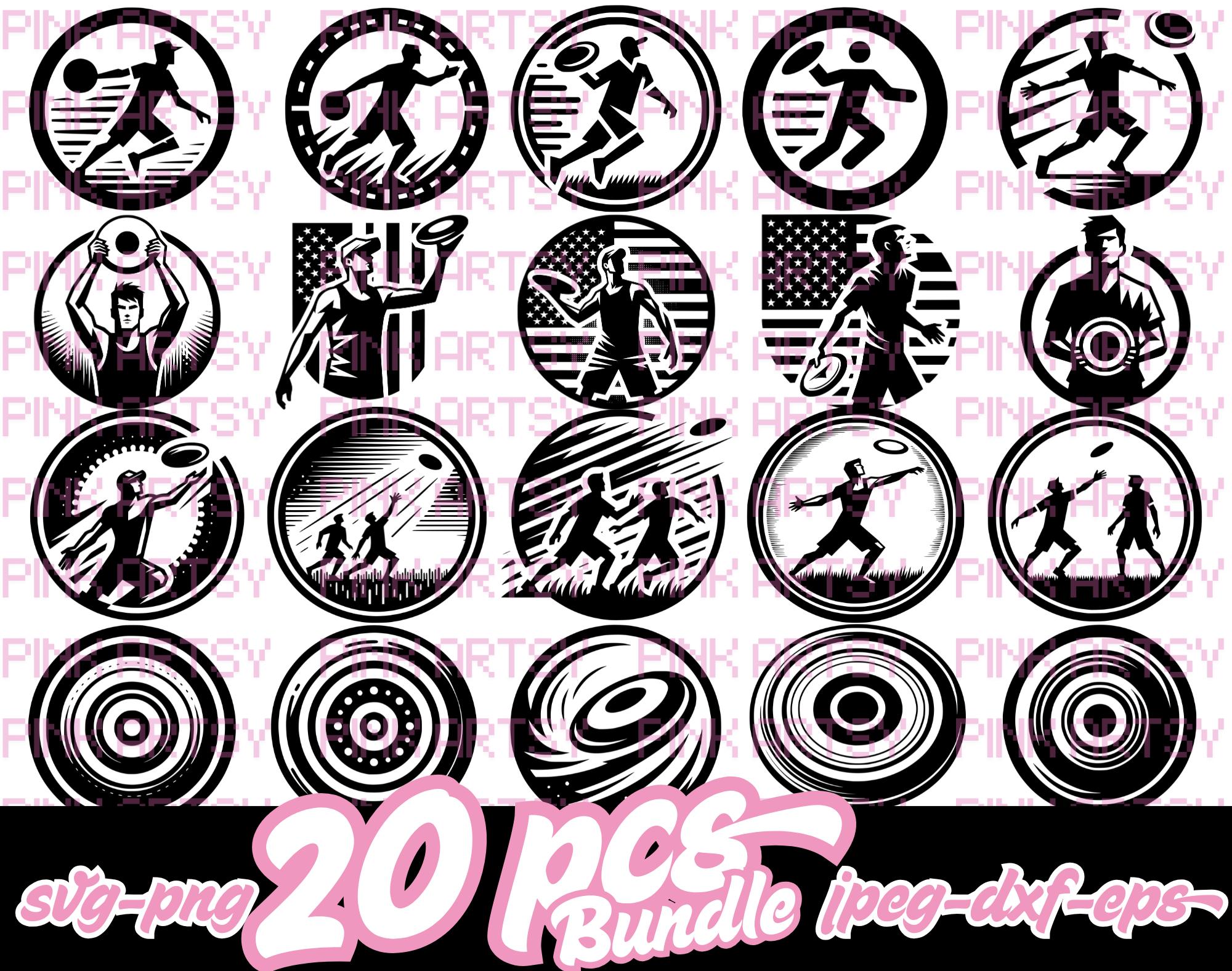 frisbee bundle sg png jpeg dxf eps flying disc sport frisbee sport clipart frisbee svg frisbee USA catching flying disc sport games frisbee
