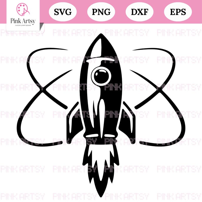Rocket Ship SVG Bundle | Spacecraft Clipart, Cut Files (digital ...