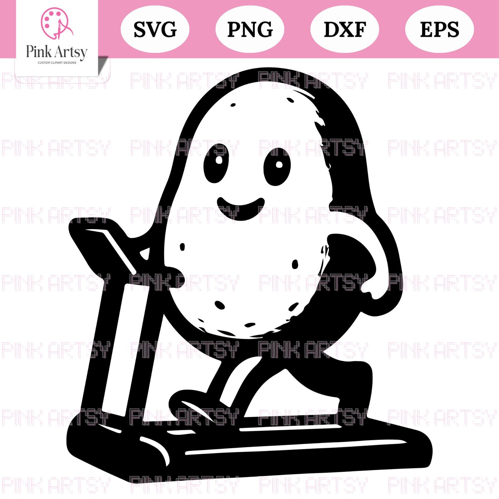 Kawaii Potato Clipart SVG Bundle | Funny Food Graphics (digital ...
