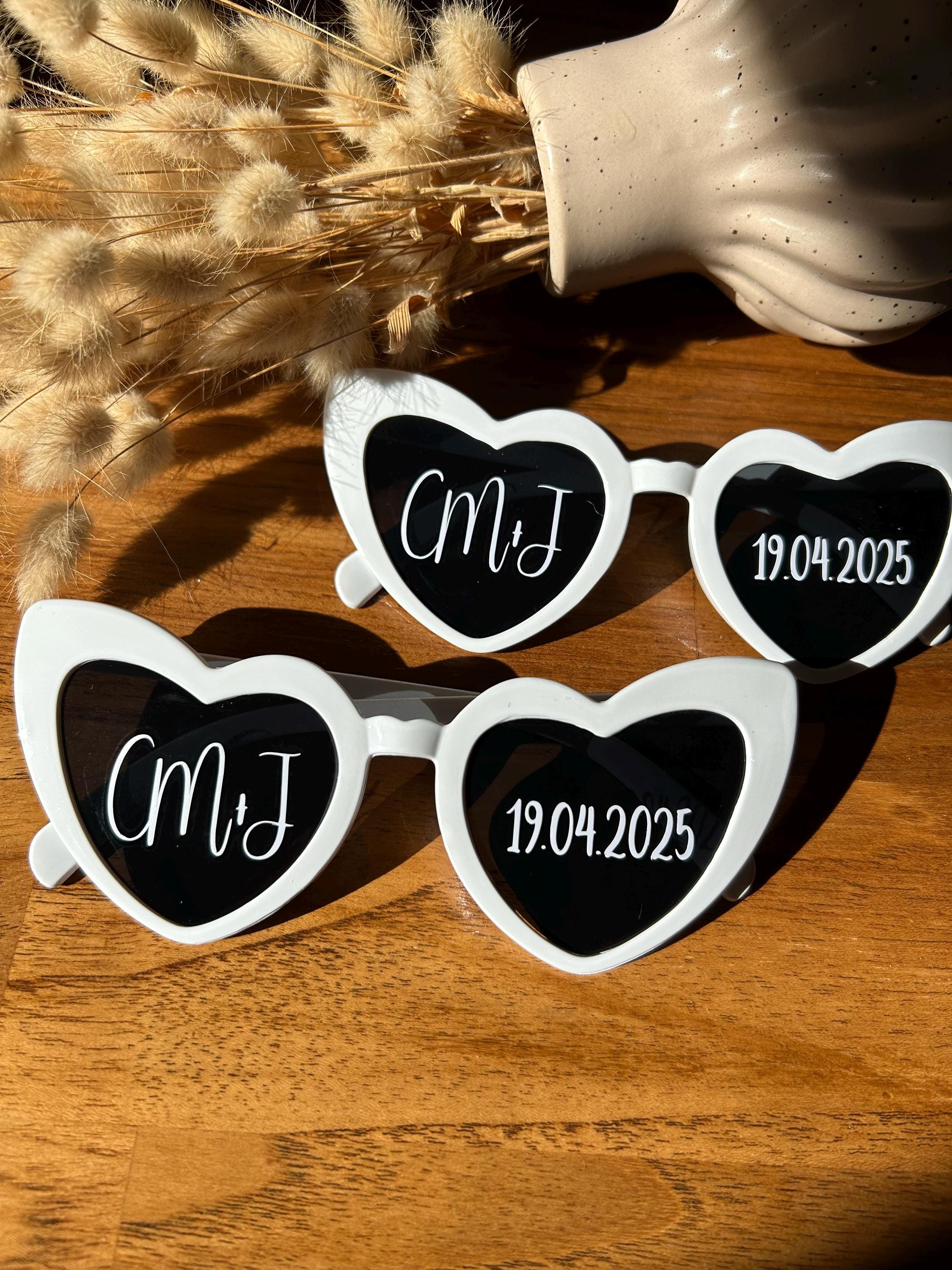Lunettes EVJF Cœur Pailleté « Bride To Be » Avec Perles – Accessoire Fun & Glamour Pour Enterrement De Vie De Jeune Fille