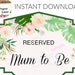 13 DIY Printable Baby Shower Badge Mom to Be Mum to Be Grandma to Be ...