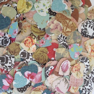 Vintage Shabby Chic Roses Heart Confetti Scatters Wedding Table Decoration Confetti Scatters Baby Shower Decoration Scrapbooking Uitnodigingen