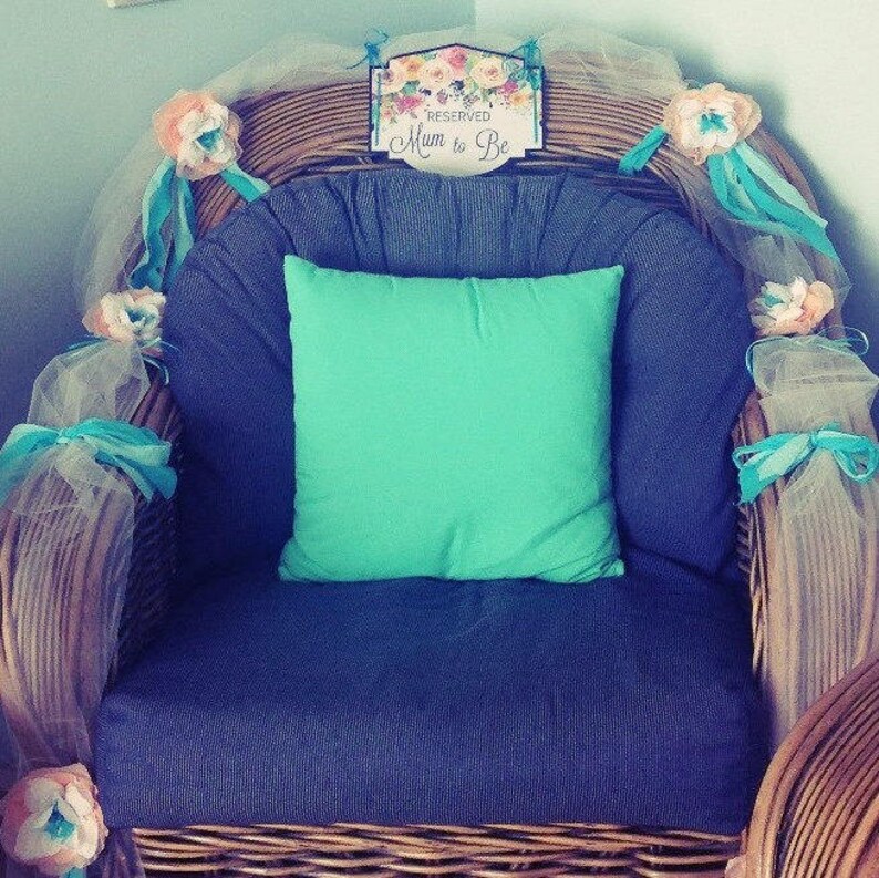 Baby Shower MOM TO BE Chair Sign Instant Download Diy Etsy