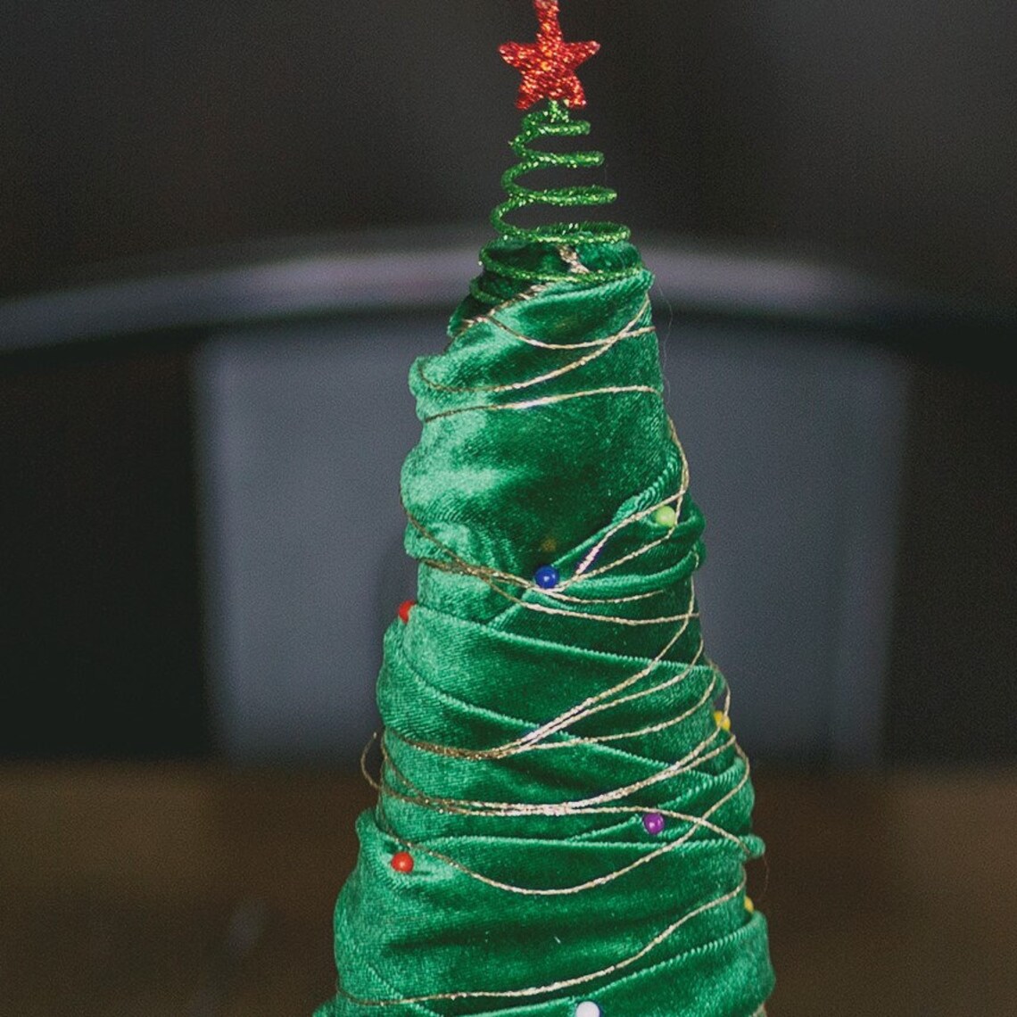 Velvet Christmas Tree Collection Velvet Trees Christmas Etsy