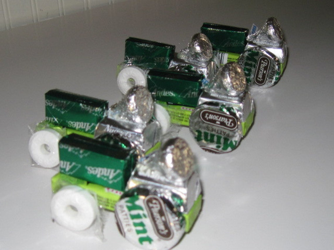 Green Candy Tractors Candy Tractors Party Favors Tractor Etsy
