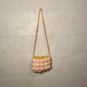 bubble tote bag, tote bag, spring bag, puff tote bag, puff quilt, quilted toe bag, purse, puff purse, tote bag, small purse