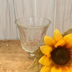 Vintage Glass Candle Holder ~ Tea Light Holder ~ Candle Decor ~ Wedding Decor ~ Luminaries ~ Candle  Holder ~ Candle Stick ~ Crystal Globe