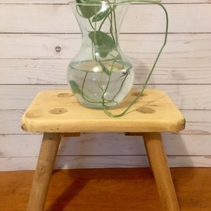 Cottage Style Plant Stand ~ Primitive Wooden Plant Stand ~ Bare Wood Plant Stand ~ Garden ~ Plants ~ Flowers ~ Growing Plants ~ Patio