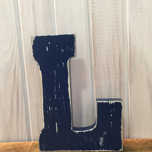 Navy Nursery Letters - Etsy